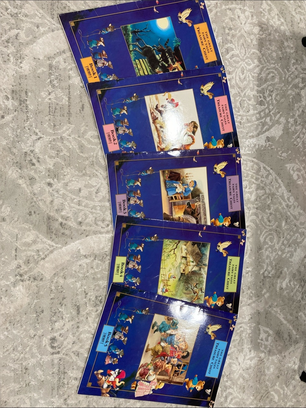 The Great Fairy Tales Treasure Chest Vintage Children's Storybook Lot